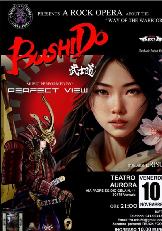 Perfect View al Teatro Aurora di Marghera con la rock opera teatrale “Bushido”