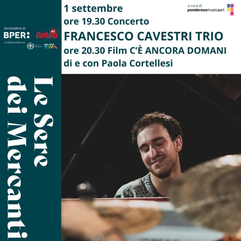 Francesco Cavestri in concerto a “LE SERE DEI MERCANTI”